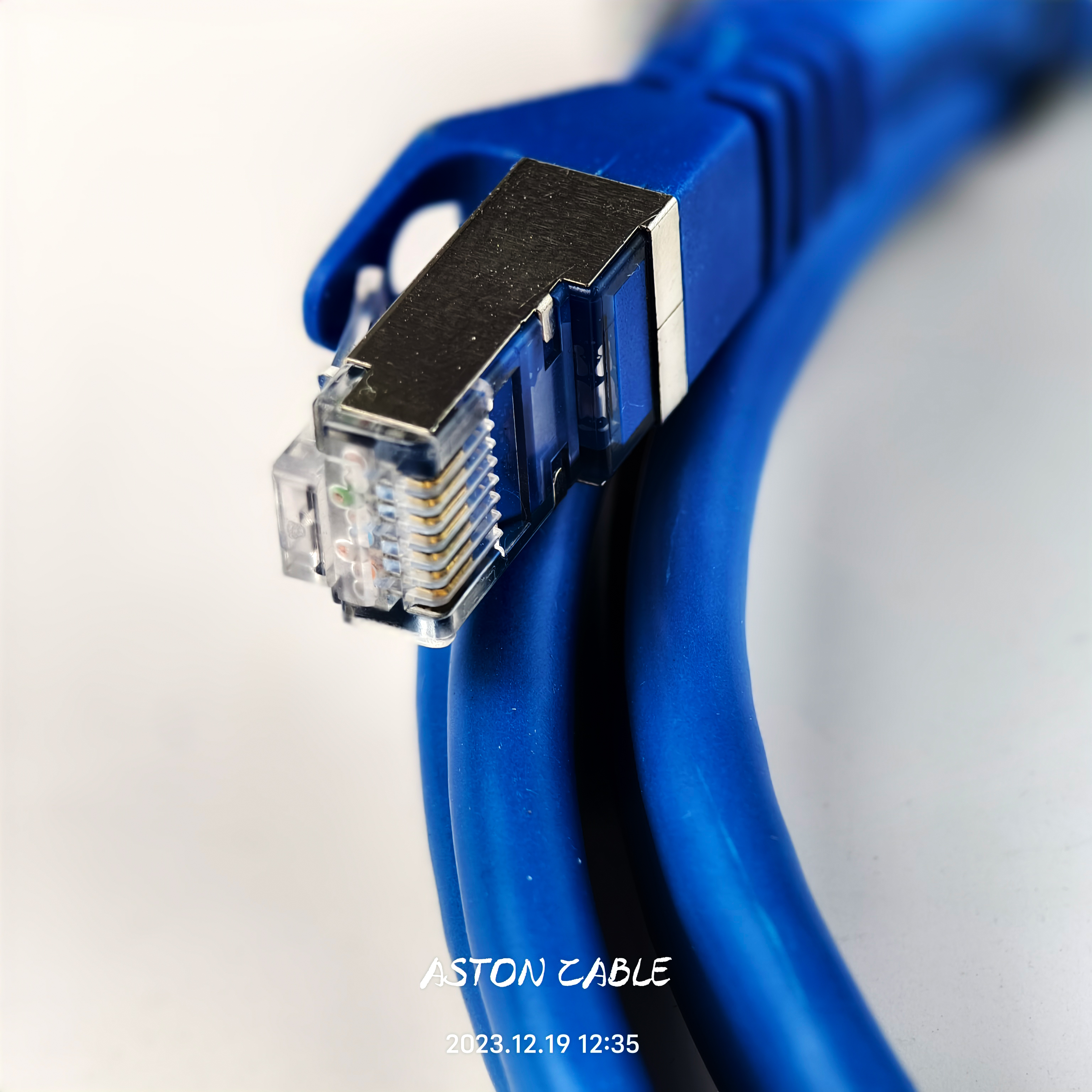 Aston Cable’s 23/24AWG FTP SFTP CAT6 Shielded RJ45 Patch Cord
